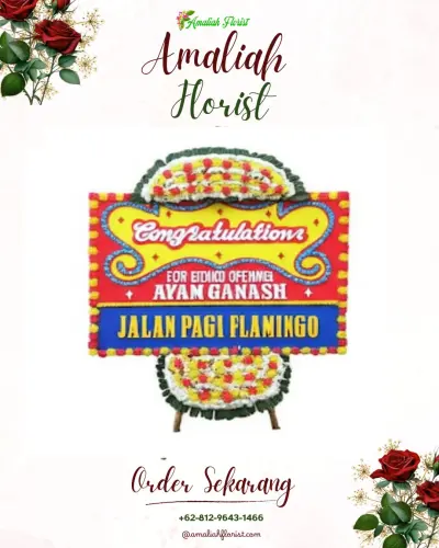 Bunga Papan Congratulation di Gunung Hasahatan